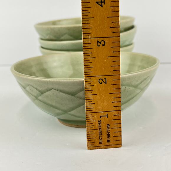 Novica Artisan Celadon Ceramic Bowls Set Of 4 - Picture 7 of 7